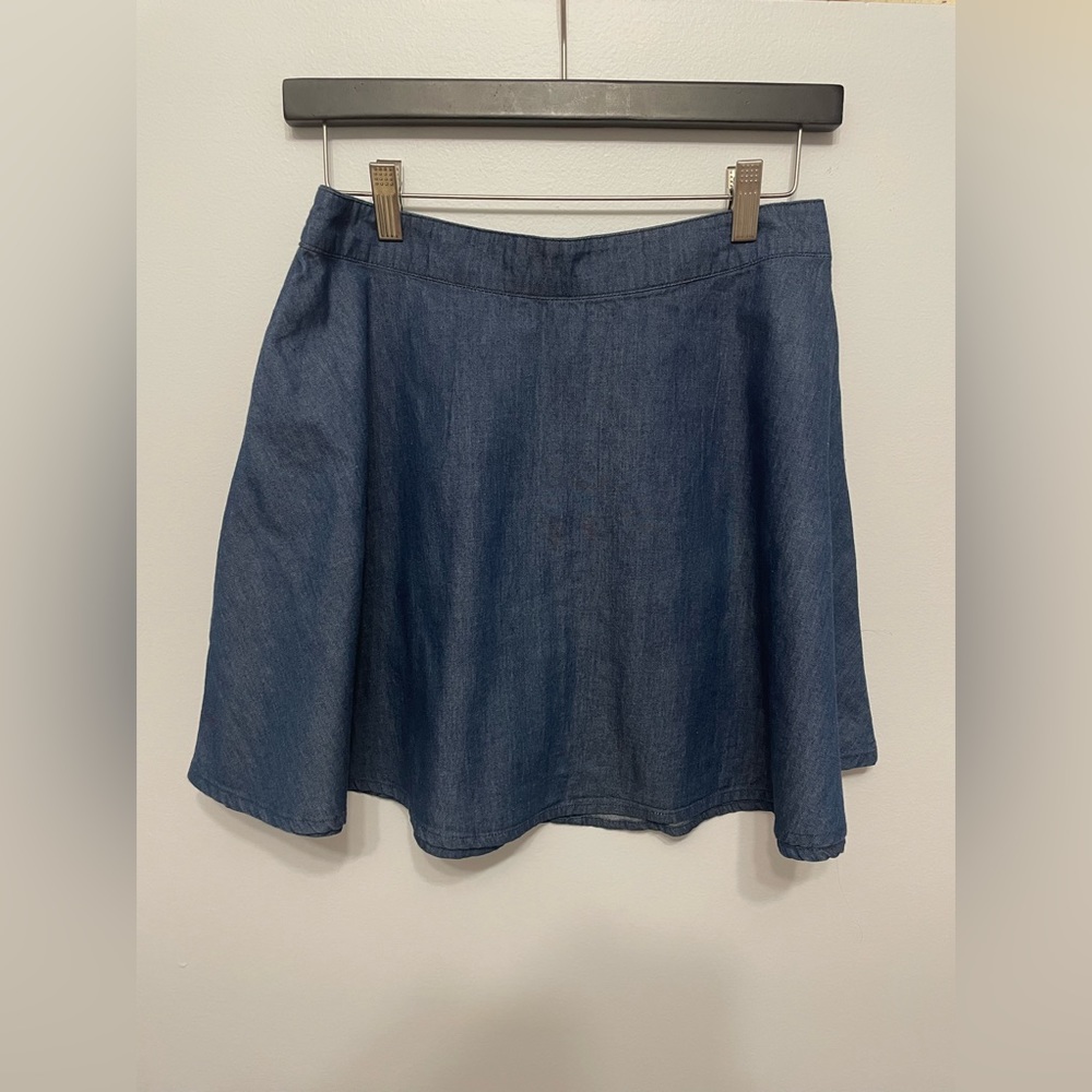 Forever 21 Jean Skater Skirt - Picture 2 of 5